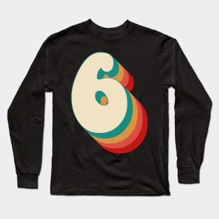 Number 6 Long Sleeve T-Shirt